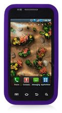 Samsung Fascinate Galaxy S Purple Silicone Skin