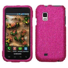 Samsung Fascinate Galaxy S Rhinestone Pink Case
