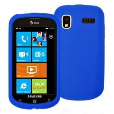 Samsung Focus Blue Silicone Skin