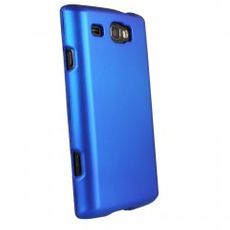 Samsung Focus Flash Blue Rubberized Case