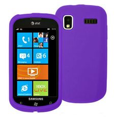 Samsung Focus Purple Silicone Skin