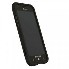 Samsung Focus S Black Rubberized Case