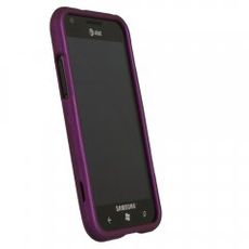Samsung Focus S Purple Rubberized Case