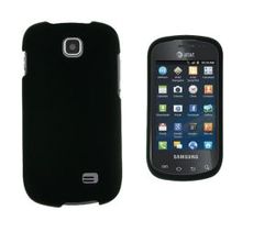 Samsung Galaxy Appeal Black Rubberized Case