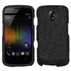 Samsung Galaxy Nexus Black Rhinestone Phone Case