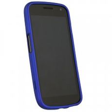 Samsung Galaxy Nexus Blue Rubberized Case