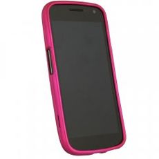 Samsung Galaxy Nexus Pink Rubberized Case