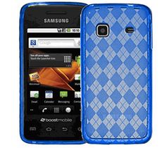 Samsung Galaxy Prevail Blue Slim Design Case