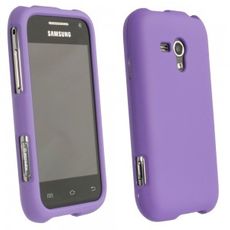 Samsung Galaxy Rush Purple Rubberized Case