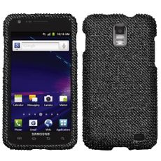Samsung Galaxy S 2 Skyrocket Black Rhinestone Phone Case