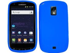 Samsung Galaxy S Lightray 4G Blue Silicone Skin
