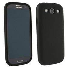 Samsung Galaxy S3 S III T-Mobile Black Silicone Skin