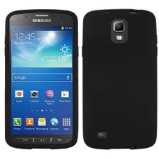 Samsung Galaxy S4 Active Black Silicone Skin