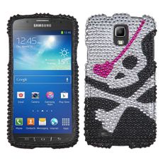 Samsung Galaxy S4 Active Skull Rhinestone Phone Case