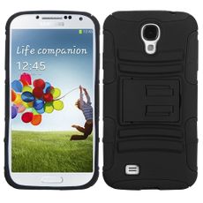 Samsung Galaxy S4 Black 2 Layer Decorative Case