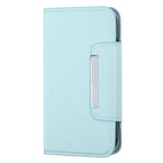 Samsung Galaxy S4 Cyan Blue Wallet