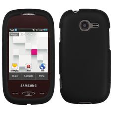 Samsung Gravity Q Black  Rubberized Case