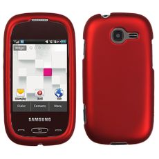 Samsung Gravity Q Red  Rubberized Case