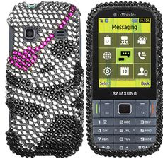 Samsung Gravity TXT Skull Rhinestone Case
