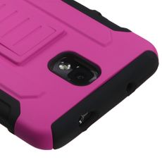 Samsung Note 3 Pink and Black Armor Case