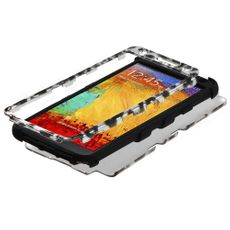 Samsung Note 3 Silver Zebra 2 Layer Tough Case