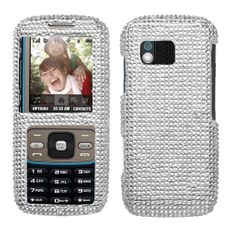 Samsung Rant Silver Rhinestone Case