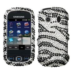 Samsung Seek Zebra Rhinestone Case