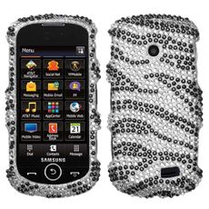 Samsung Solstice II Zebra Rhinestone Case