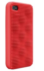 AT&T Apple iPhone 4 Red Egg Crate Case