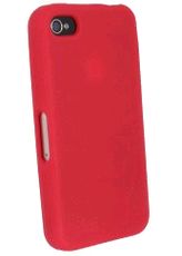 Verizon Apple iPhone 4 Red Silicone Skin