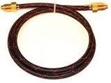 MIG / TIG Welder Gas Hose With 5/8-18 Brass Fittings (3-Ft.)