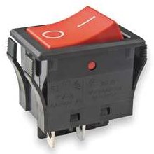 Welder ON/OFF Rocker Switch DPST, Nu-Tec 530.0020 (1-Pack)