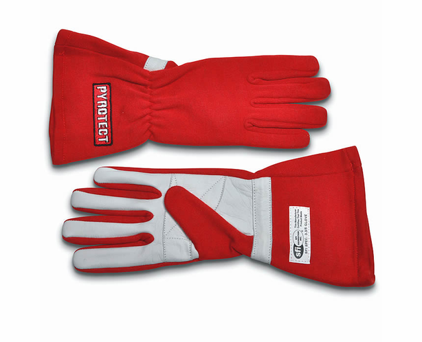 Pyrotect 2-Layer SFI-5 Racing Nomex Gloves Leather Palm and Fingers - alternative view 2