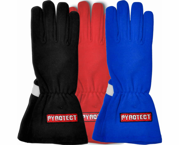 Pyrotect Single Layer SFI-1 Racing Nomex Gloves Leather Palm and Fingers - alternative view 3