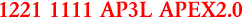 1221 1111 AP3L APEX2.0