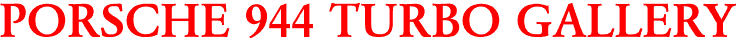 PORSCHE 944 TURBO GALLERY