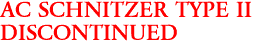 AC SCHNITZER TYPE II
DISCONTINUED