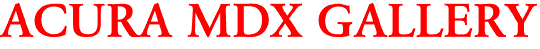 ACURA MDX GALLERY