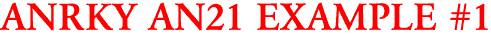 ANRKY AN21 EXAMPLE #1