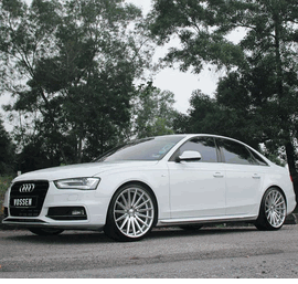 AUDI A4 VOSSEN VFS2 SILVER POLISHED