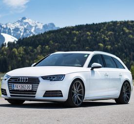 AUDI A4 WAGON VOSSEN VFS1 MATTE GRAPHITE