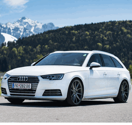 AUDI A4 WAGON VOSSEN VFS1 MATTE GRAPHITE
