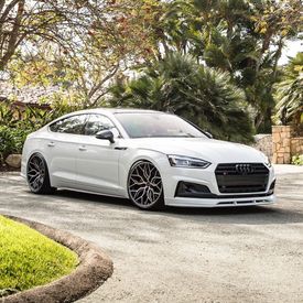 AUDI A5 SPORTBACK VOSSEN HF2 BRUSHED GLOSS BLACK