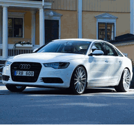 AUDI A6 VOSSEN VFS2 SILVER POLISHED 