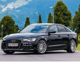 AUDI A6 VOSSEN VFS2 SILVER POLISHED