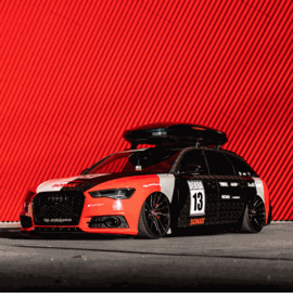 AUDI A6 WAGON VOSSEN HF-4T TINTED GLOSS BLACK