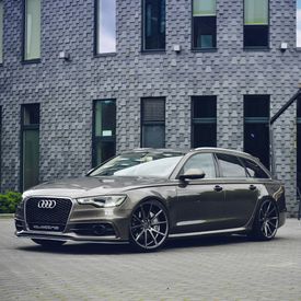AUDI A6 WAGON VOSSEN VFS1 MATTE GRAPHITE