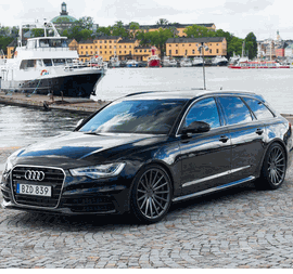 AUDI A6 WAGON VOSSEN VFS2 GLOSS GRAPHITE