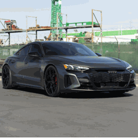 AUDI E-TRON GT VOSSEN HF-5 GLOSS BLACK