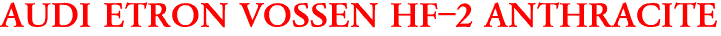 AUDI ETRON VOSSEN HF-2 ANTHRACITE